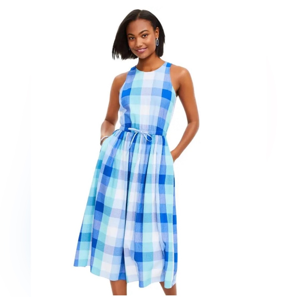 J.Crew cotton midi dress